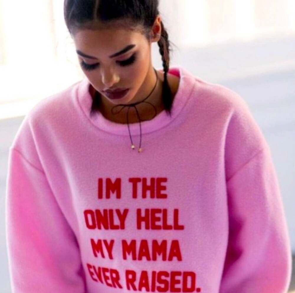 Daydream Nation Cotton Candy the Only Hell Couch Chaser Sweatshirt Size Small